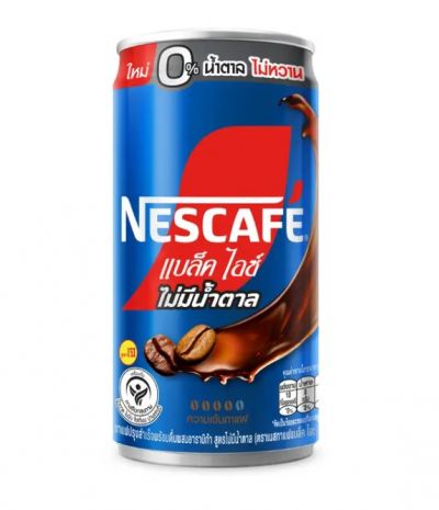 เนสกาแฟ แบล็คไอซ์ ไม่มีน้ำตาล 170 ml (ก)