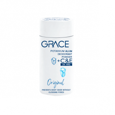 ผงระงับกลิ่นกาย Grace 35 กรัม (ฟ้า)
